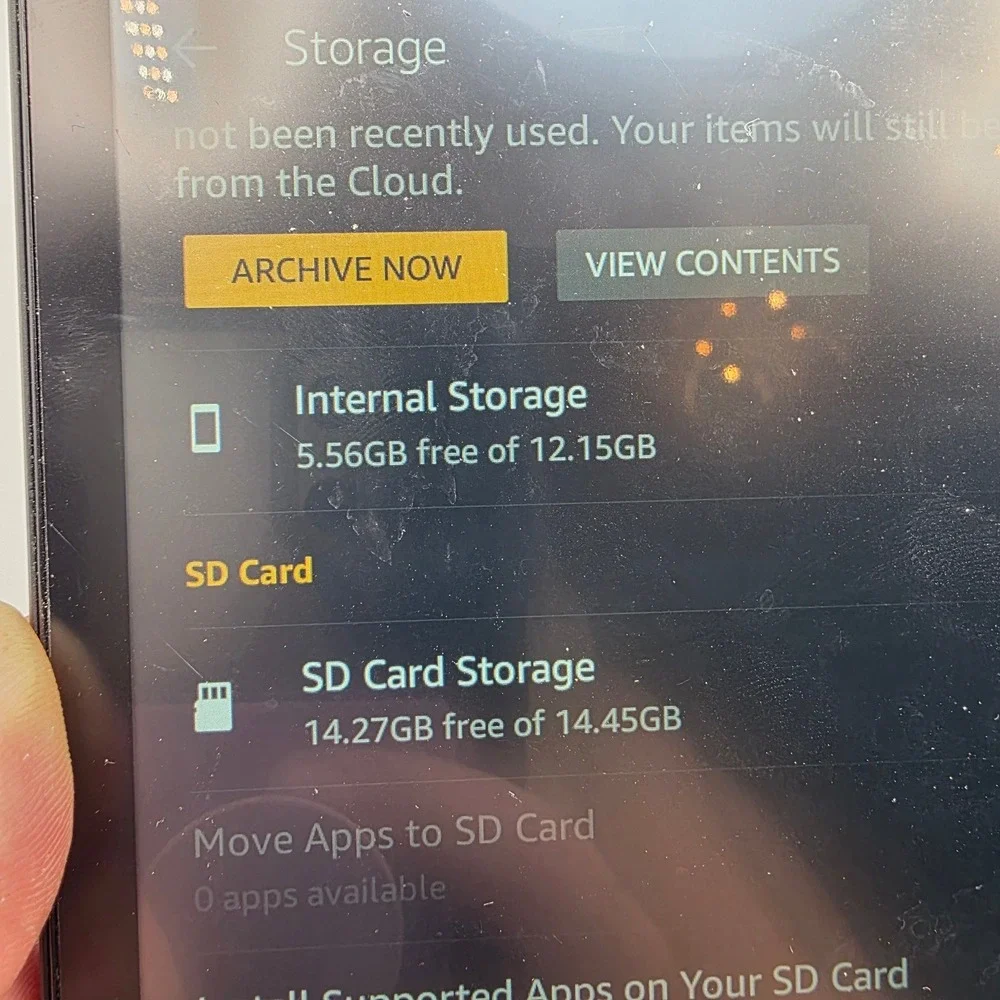 Amazon Fire HD 8 7th‎ Gen Tablet Black 16GB SX034QT with 16GB SD Card L3